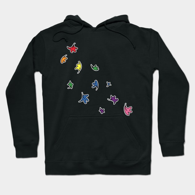 Heartstopper Leaves (Rainbow pride colours) Hoodie by Orimei